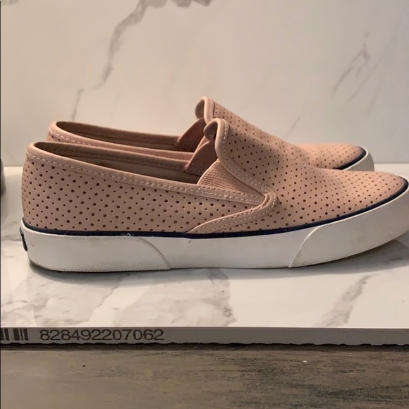 Blush Pink Leather Sperry's - Picture 3 of 6